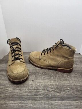Danner Tan Brown Suede Desert Work Saftey Toe Boots Mens Size 7